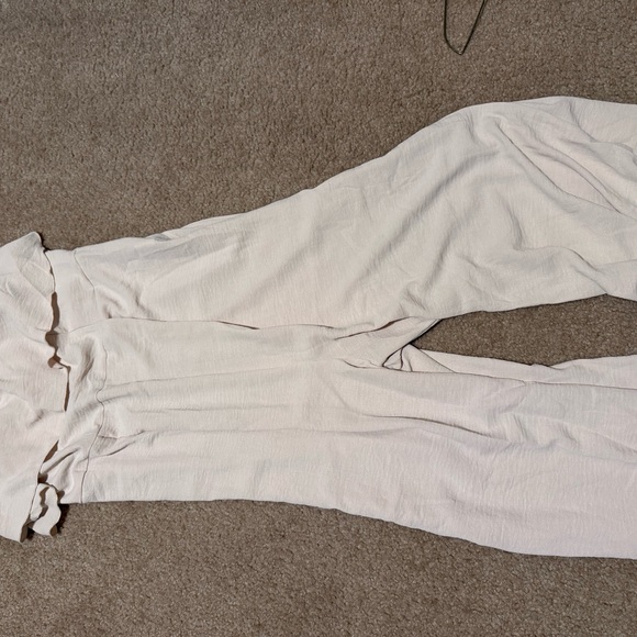 Elegant Cream Jumpsuit - Picture 4 of 6